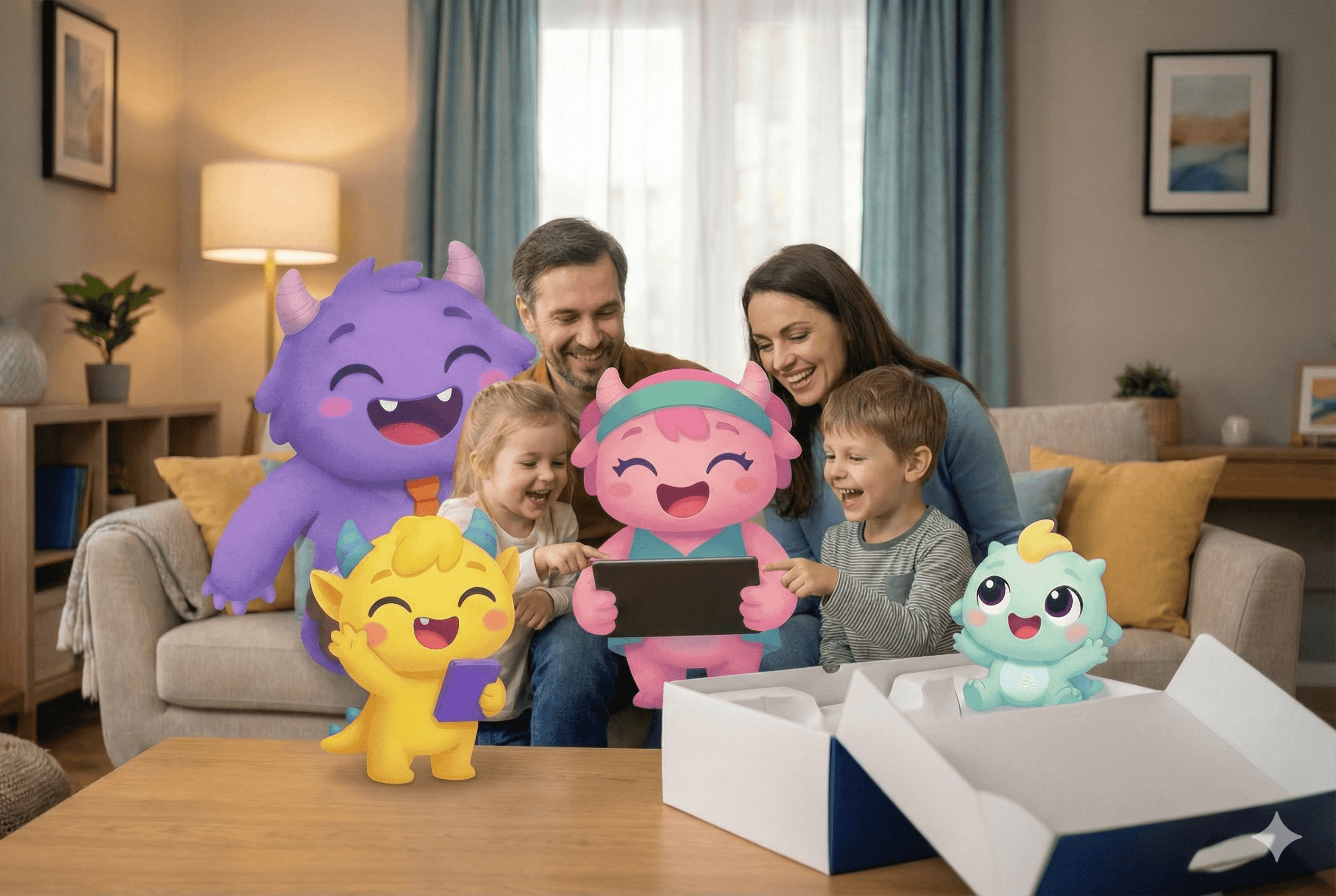 Família Real JOBO e seus Mascotes